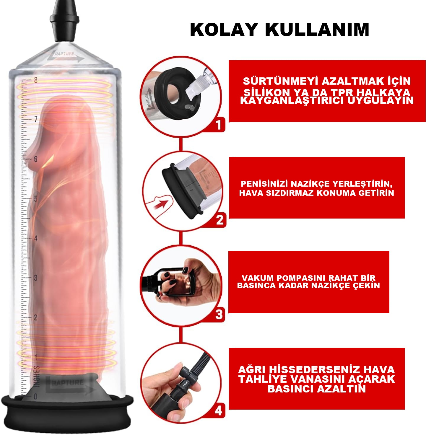 Pump Vakumlu Penis Büyütücü Pompa natural supplement for vitality and wellness